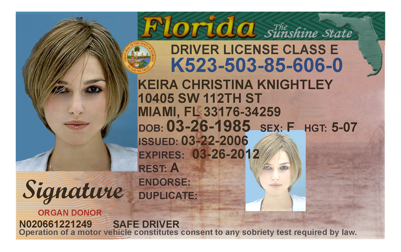 Sample License